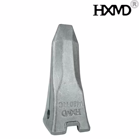 공장 가격 굴삭기 예비 부품 버킷 치아 볼보 V210RC V360RC/Tl V480RC/Tl용 헤비 듀티 버킷 치아